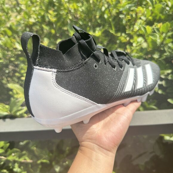 Adidas Adizero Spark Men\'s Football Cleats Black White CG6533 Size 9.5 main image 15